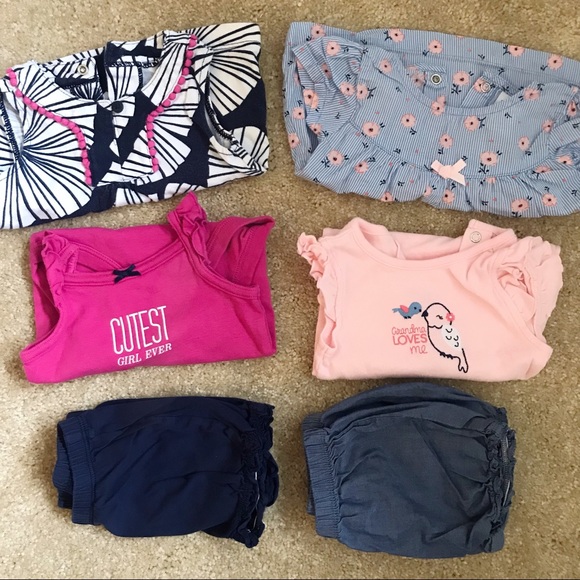 Baby Girls 6 Month Summer Lot - Picture 1 of 4